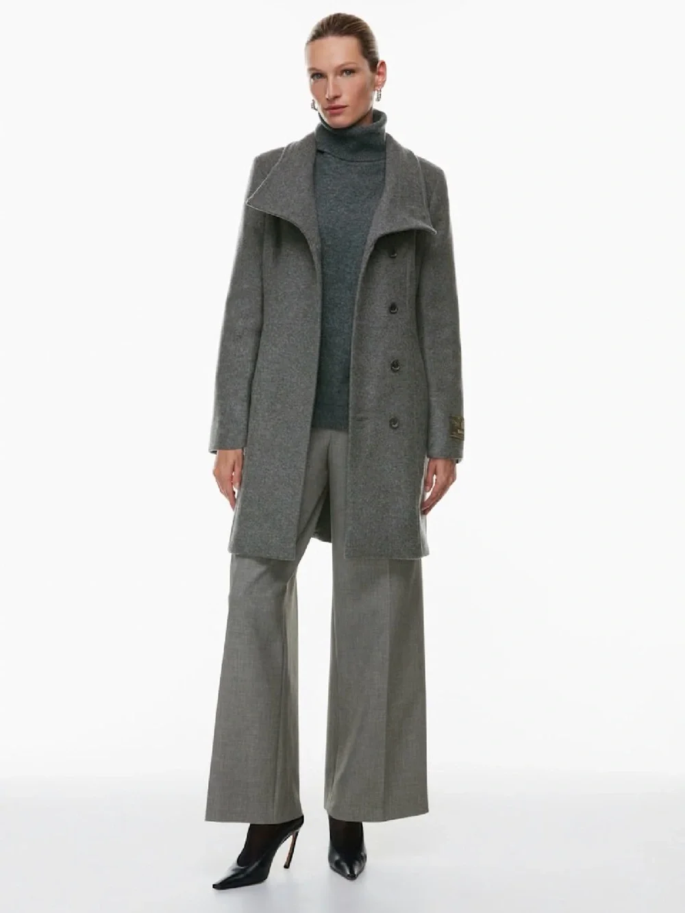 [Brand New] Aritzia Babaton Connor Coat in Light Gray - Picture 4 of 14